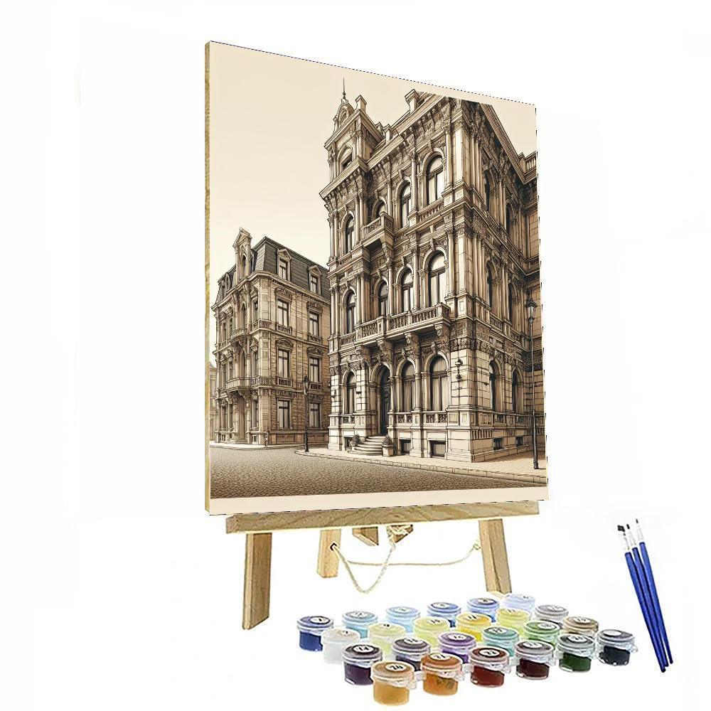 Classic European Architecture DIY Paint By Numbers