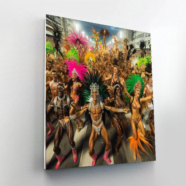 Carnival Of Bloco - Brazil Numbered Painting Kits