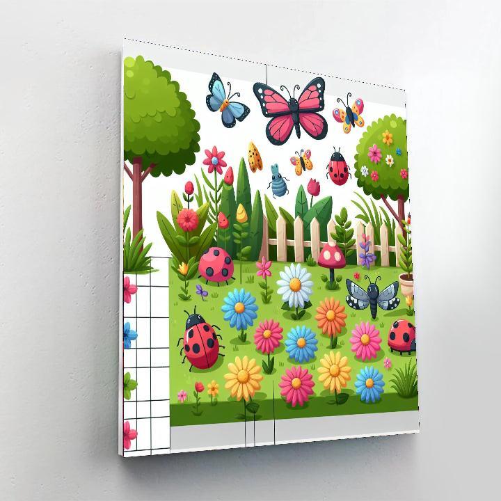 Garden Critters Playground Painting By Numbers Kit