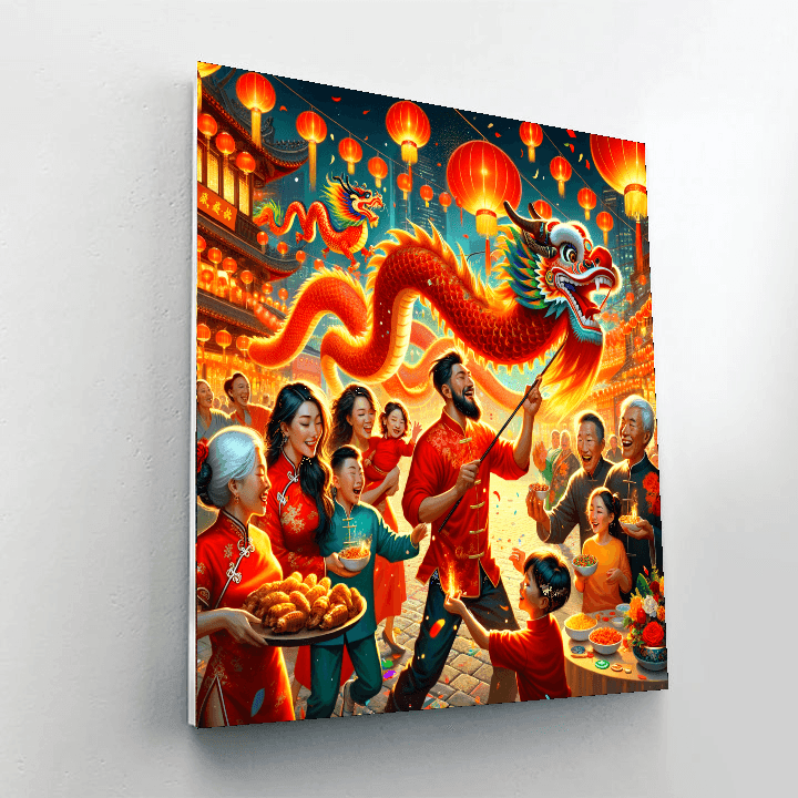 Chinese New Year DIY Paint By Numbers