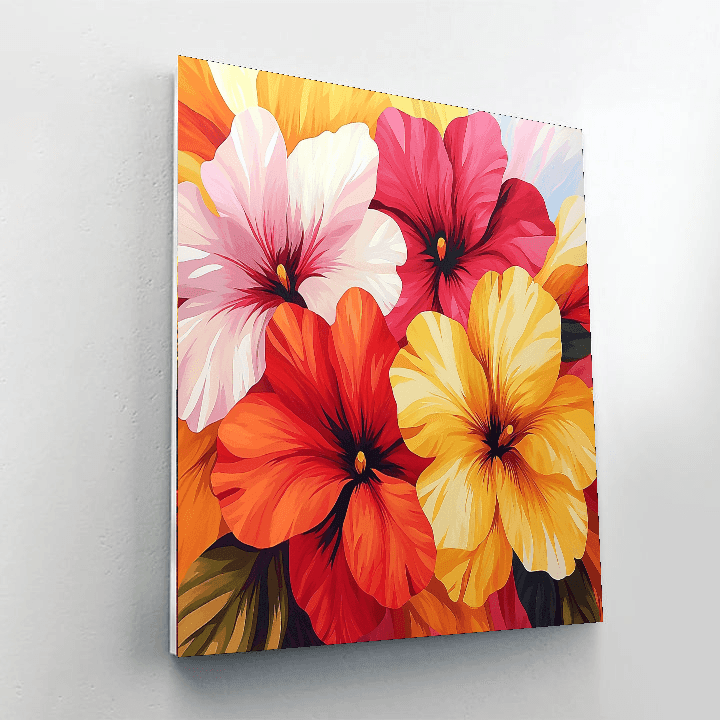 Georgia O'Keeffe Inspired Joyful Flora  Paint By Numbers Art