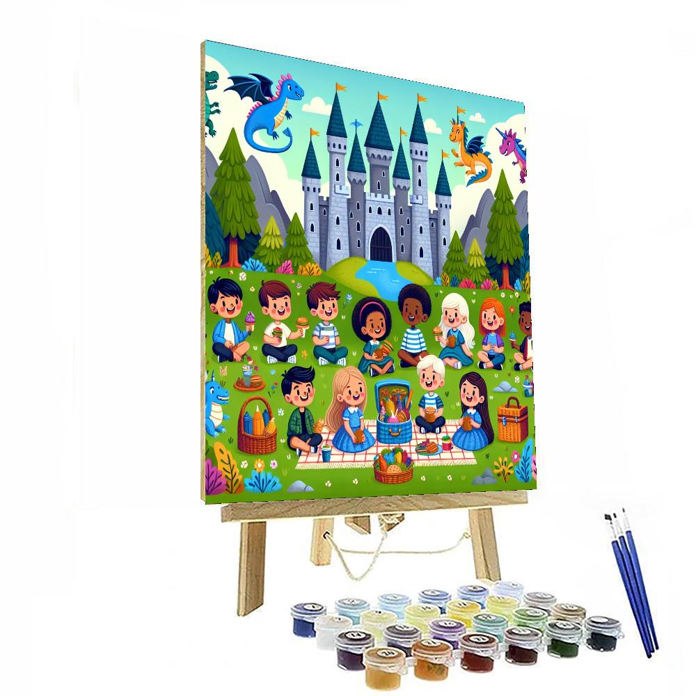 Magic Castle Picnic Paint By Numbers