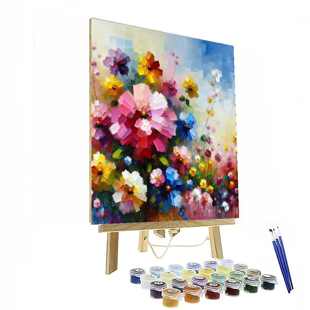 Dancing With Flowers Paint By Number