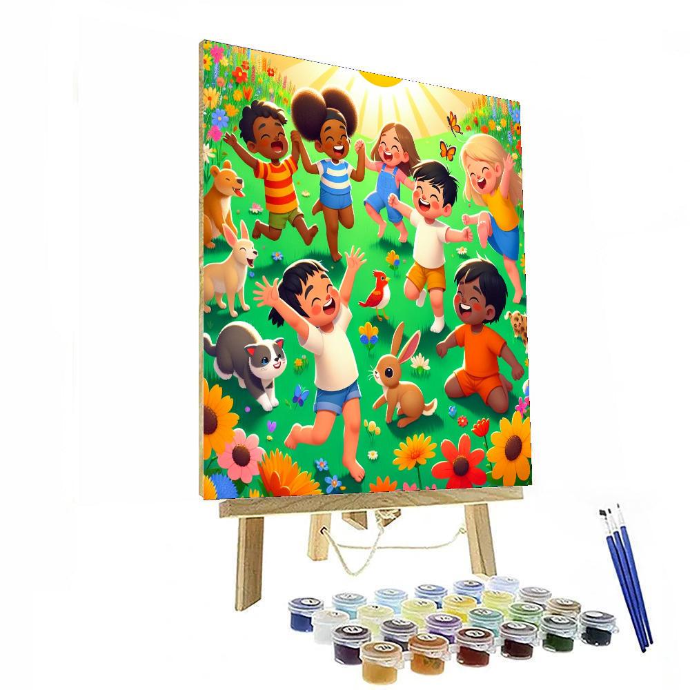 Sunshine Meadow Frolic DIY Paint By Numbers