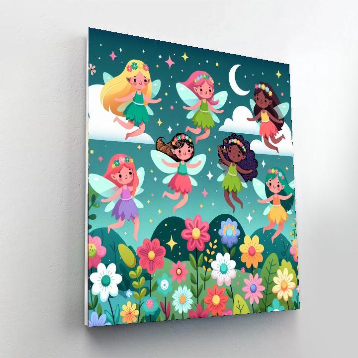 Fantasy Fairy Flight Painting Number Kit