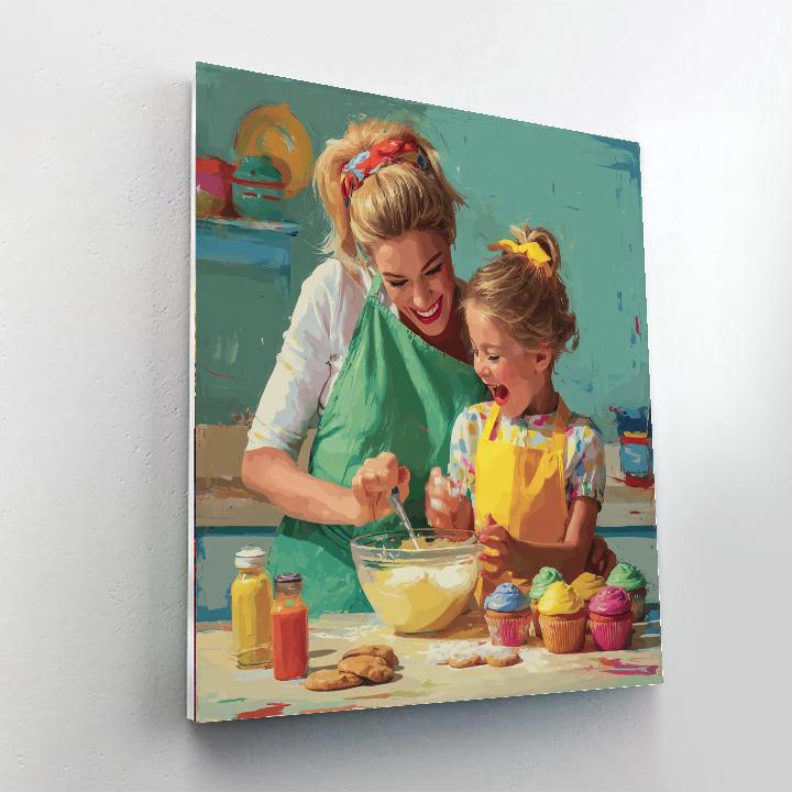 Mommy And Me In The Kitchen Paint By Numbers Kits