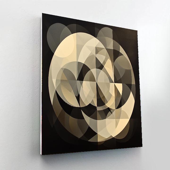 Kazimir Malevich Inspired Visions Of Space  Number Painting