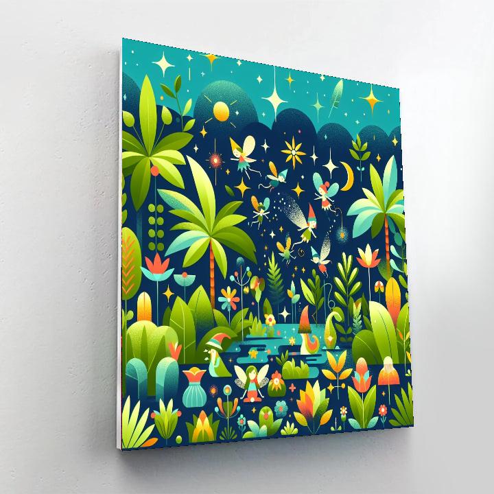 Garden Of Magical Delights Painting Number Kit