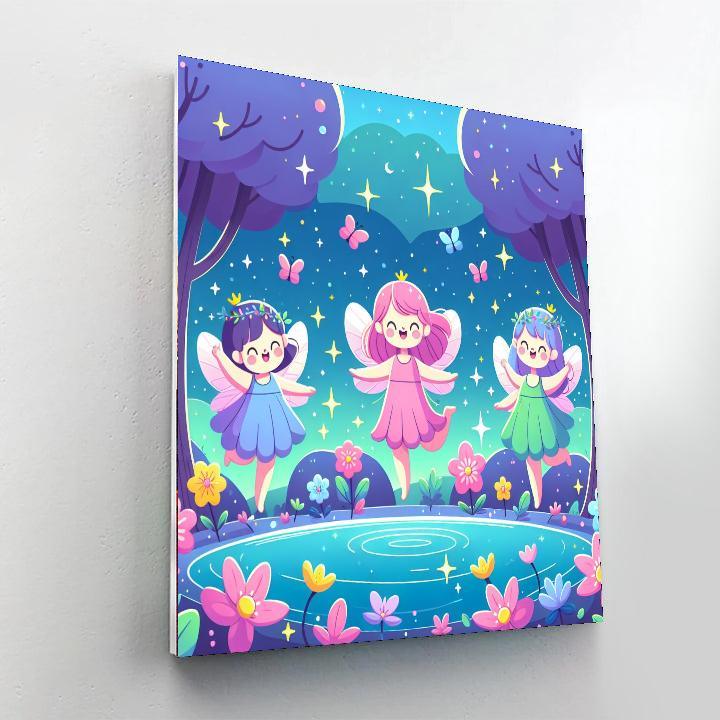 Mystical Fairy Pond Paint By Number