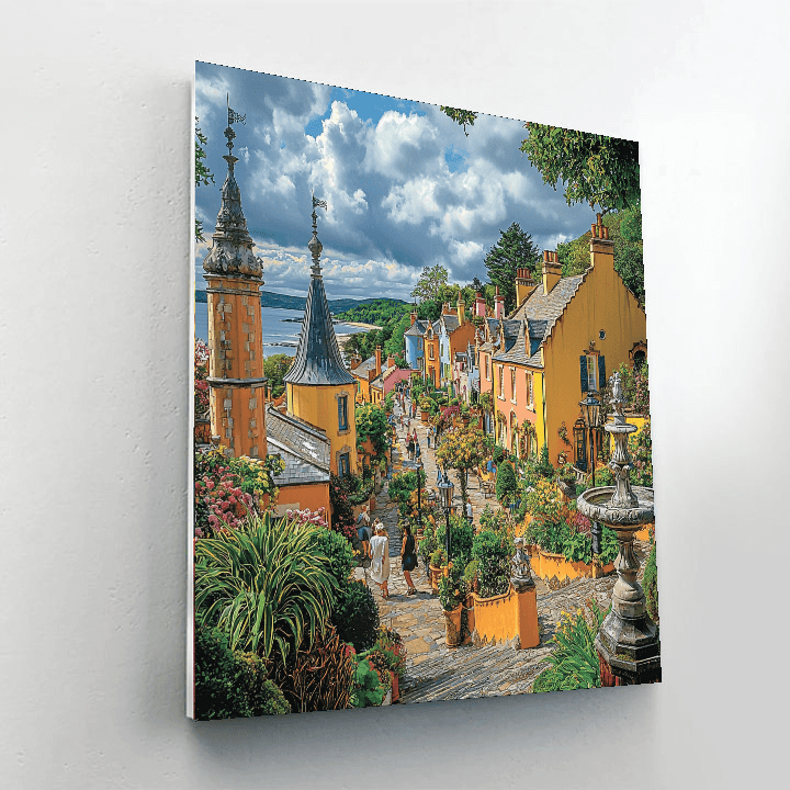 Portmeirion Village - Wales Paint By Numbers