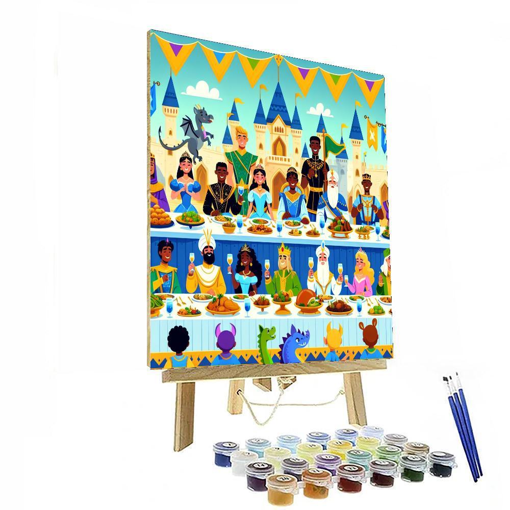 Fairytale Kingdom Feast Numbered Painting Kits
