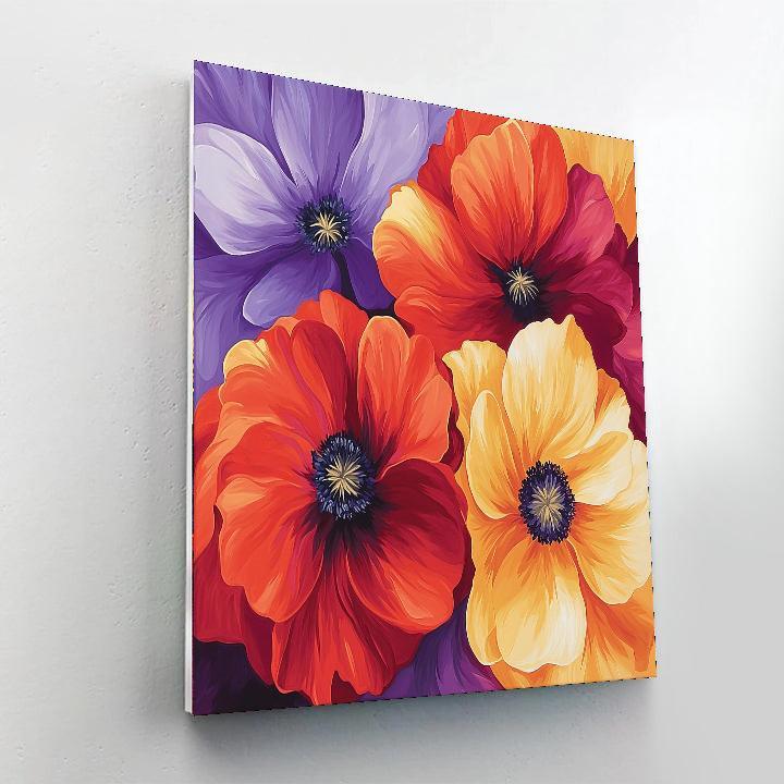 Georgia O'Keeffe Inspired Midsummer Blooms  Painting By Numbers Kit