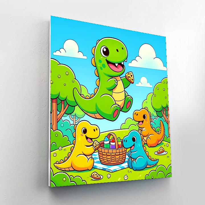 Delightful Dinos DIY Paint By Numbers