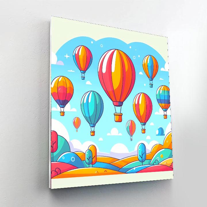 Sky-high Adventure Painting By Numbers Kit