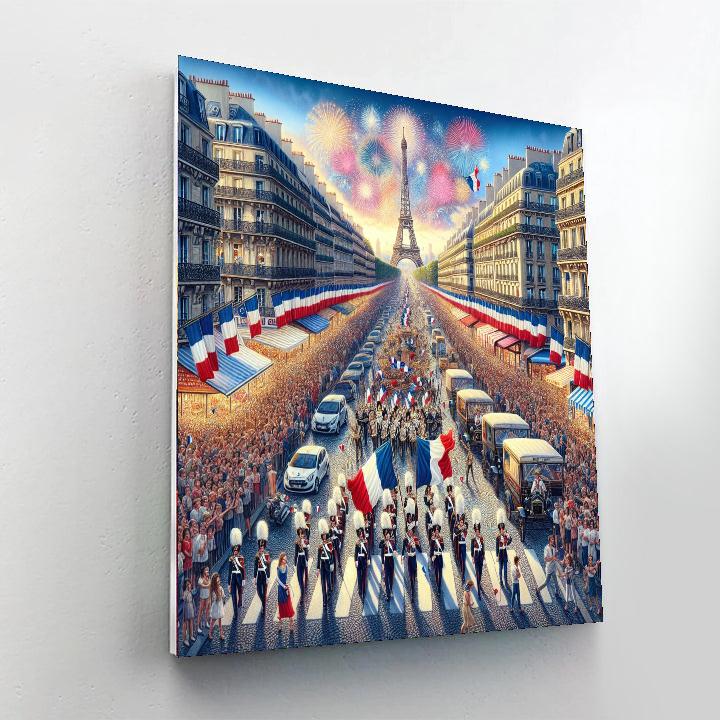 Bastille Day Celebrations - Paris, France Paint By Numbers