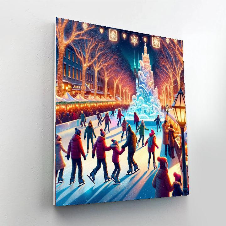 The Great Canadian Snow Festival Paint By Numbers Art