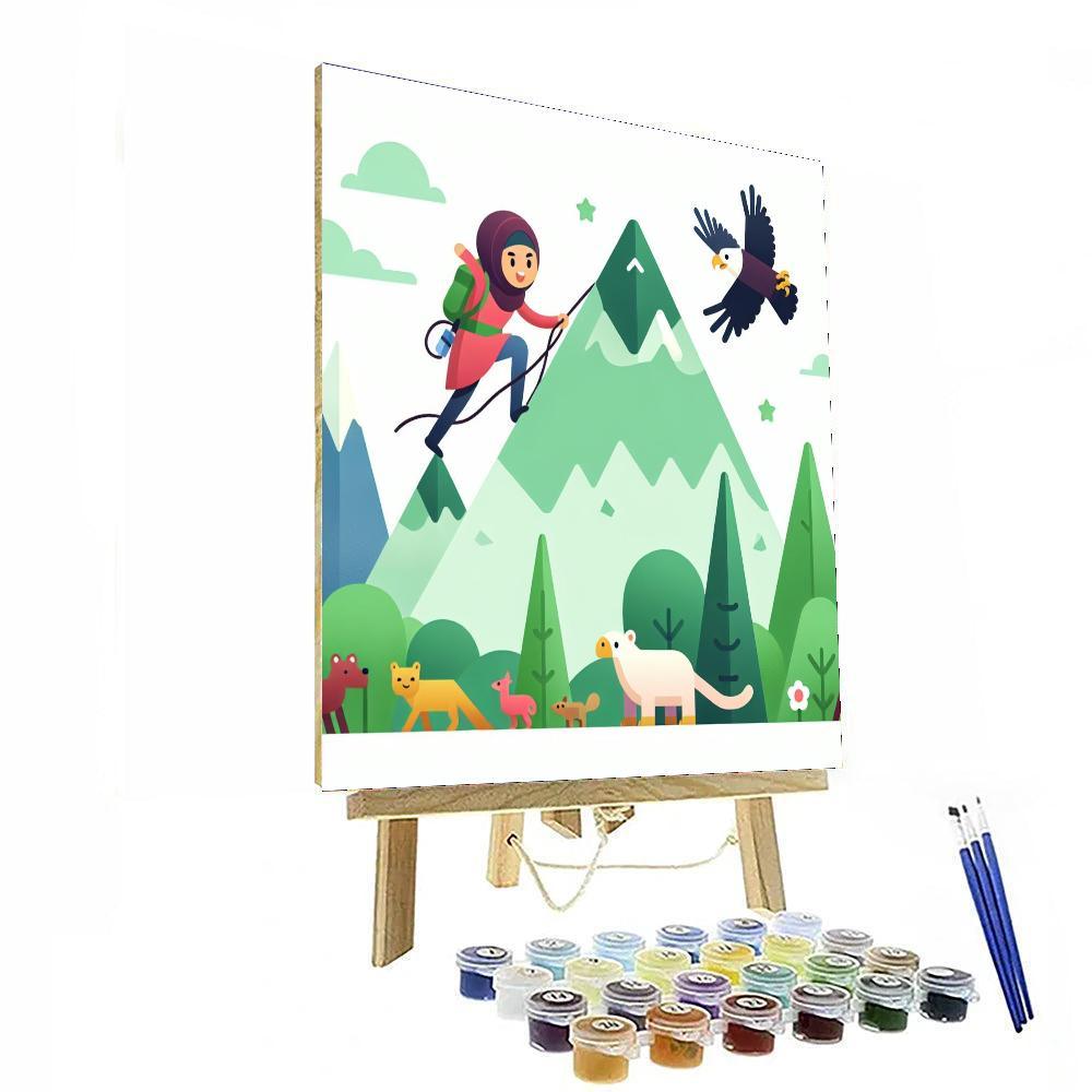 The Majestic Mountain Climb Paint By Numbers Kits