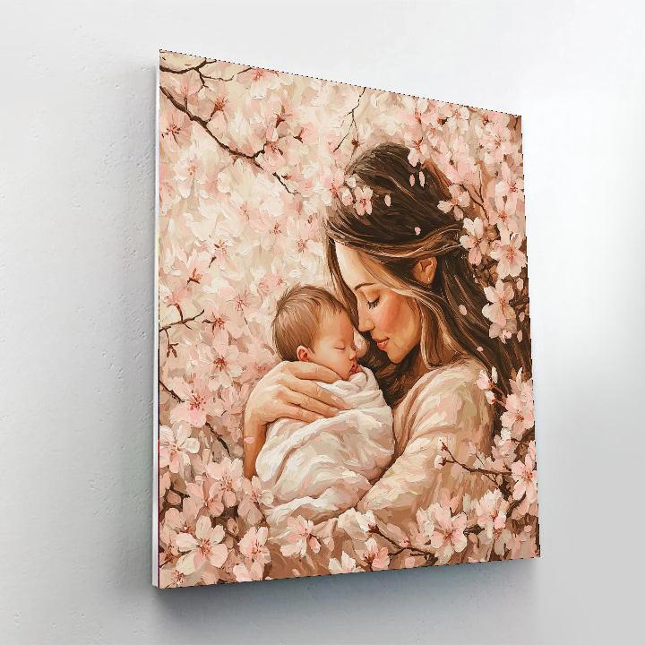 Motherhood Blossoms DIY Paint By Numbers