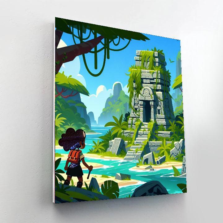 Mystery Island Expedition Painting Number Kit