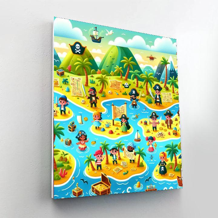 Treasure Hunting Adventure Paint By Number