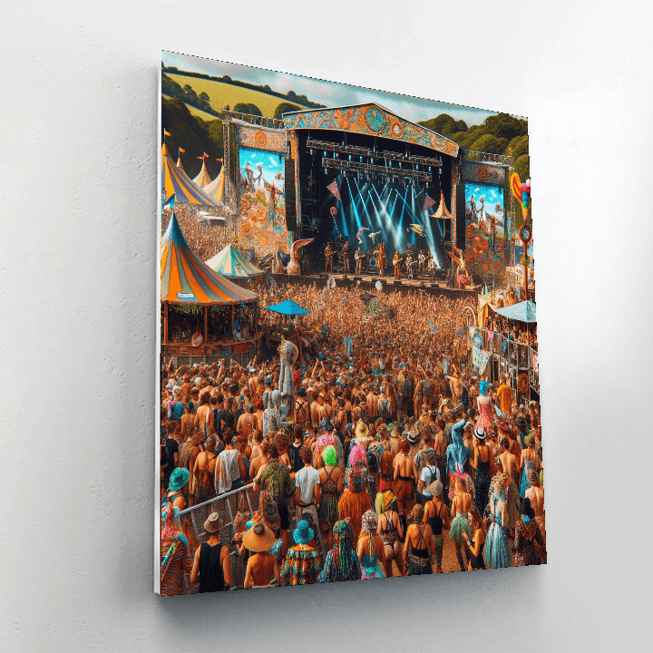 Glastonbury Festival - United Kingdom Paint By Numbers Art