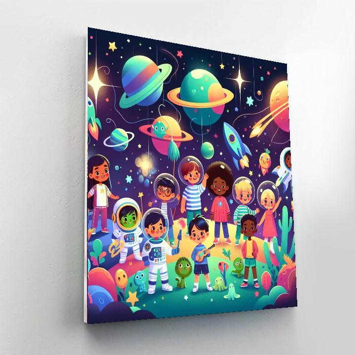 Galaxy Guardians Quest Paint By Numbers