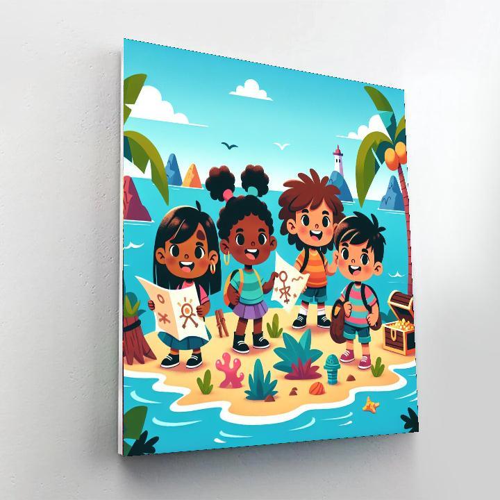 Mystery Island Quest Number Painting