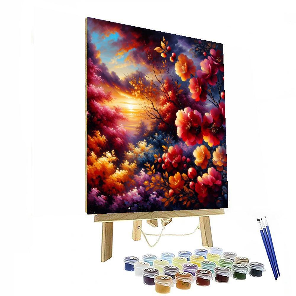 Blossoms In Dusk Numbered Painting Kits