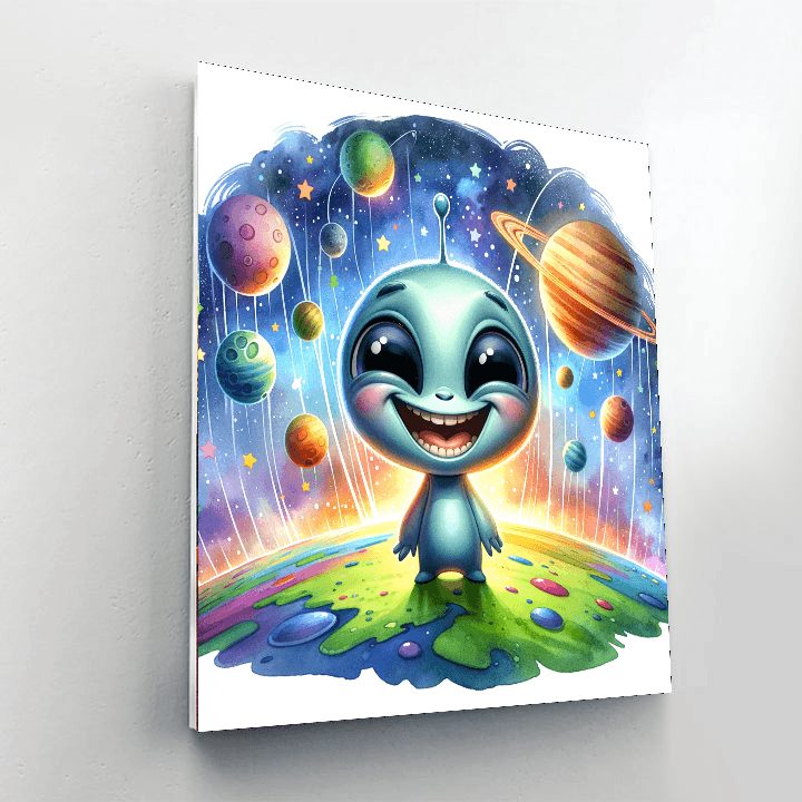 Alien Encounter Paint By Color