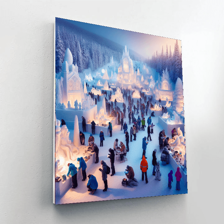 Snow Sculpture Festival - Canada Paint By Number