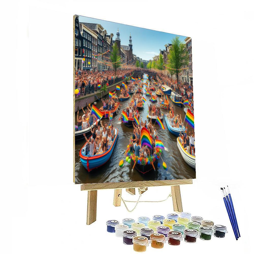 Gay Pride Parade - Netherlands Paint By Numbers