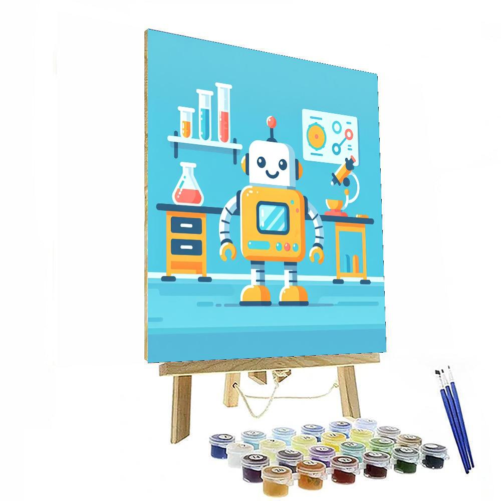 Robotics Lab Project Paint By Numbers Art