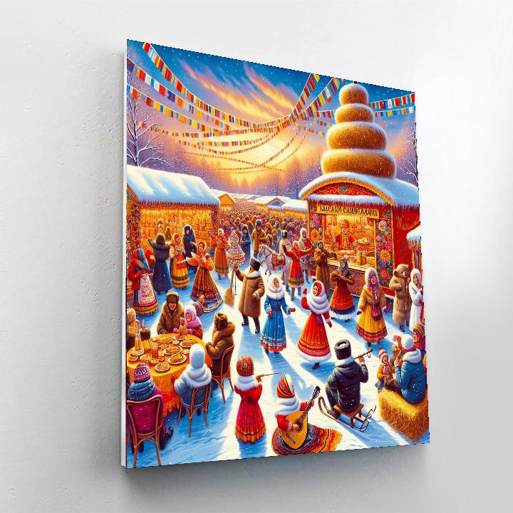 Maslenitsa Pancake Festival - Moscow, Russia Paint By Numbers