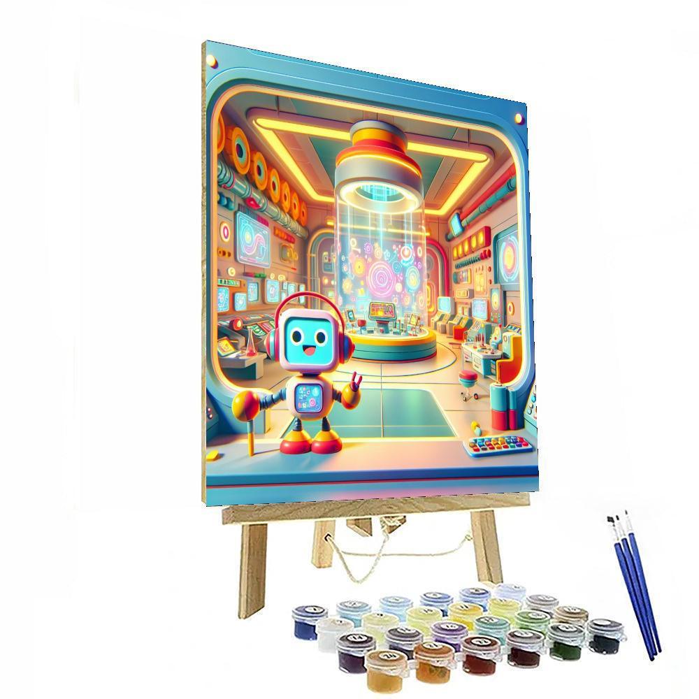 Robot Science Lab Paint By Numbers Kits
