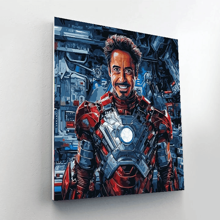 Robert Downey Jr.: Iron Man's Legacy Of Tony Stark Paint By Color