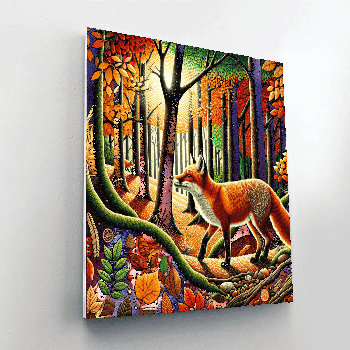 Foxy Forest Adventure Paint By Number