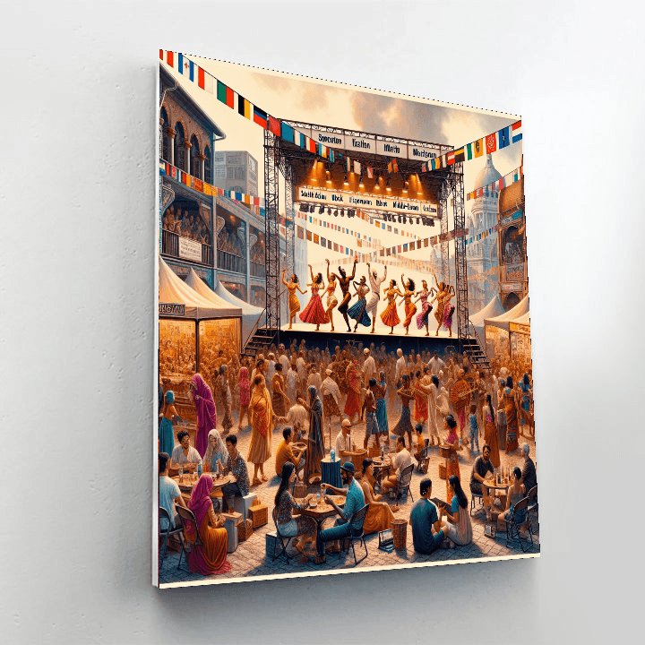 Singapore Arts Festival Paint By Numbers Art