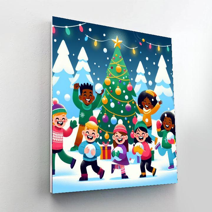 Magical Christmas Celebration Paint By Color