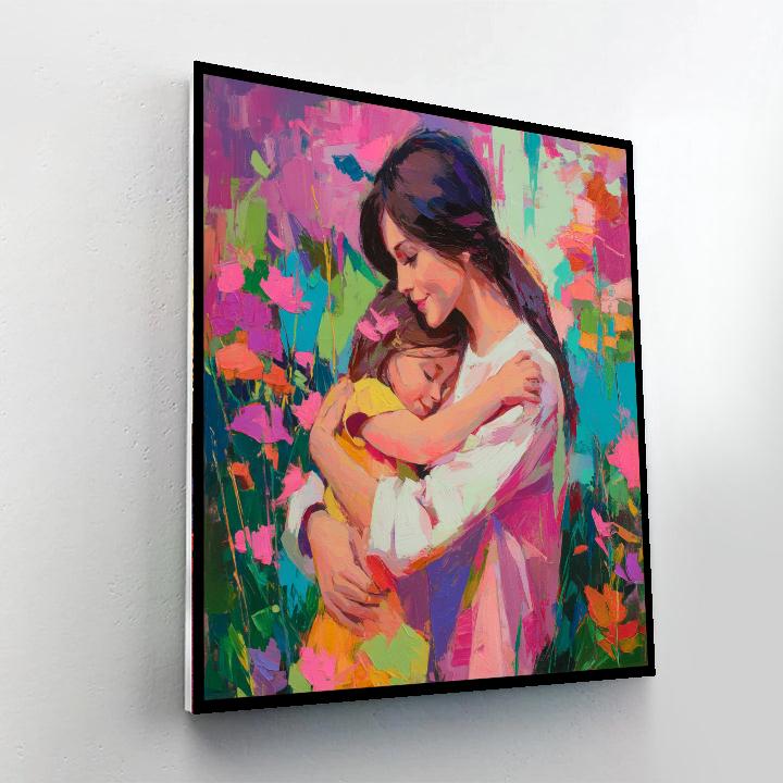 Love Blossoms Between Us Painting Number Kit