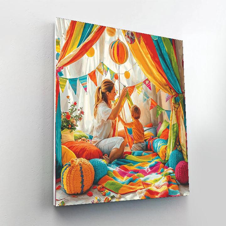 Building Forts Together Numbered Painting Kits