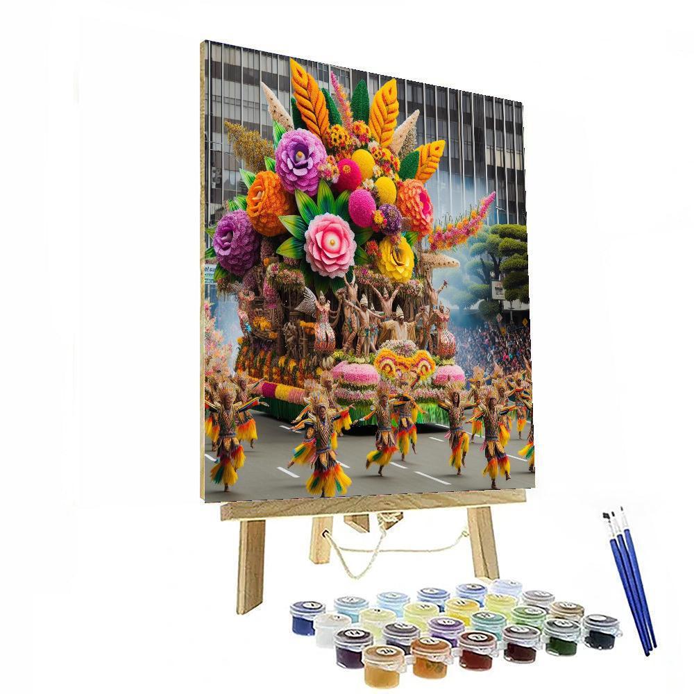 Panagbenga Flower Festival - Philippines Number Painting