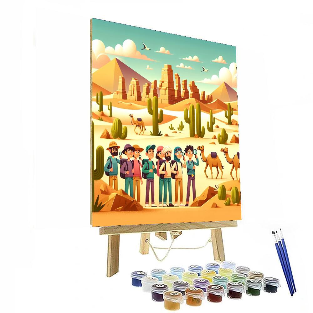 Desert Mirage Mysteries Numbered Painting Kits