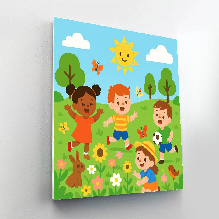 Charming Spring Fling DIY Paint By Numbers