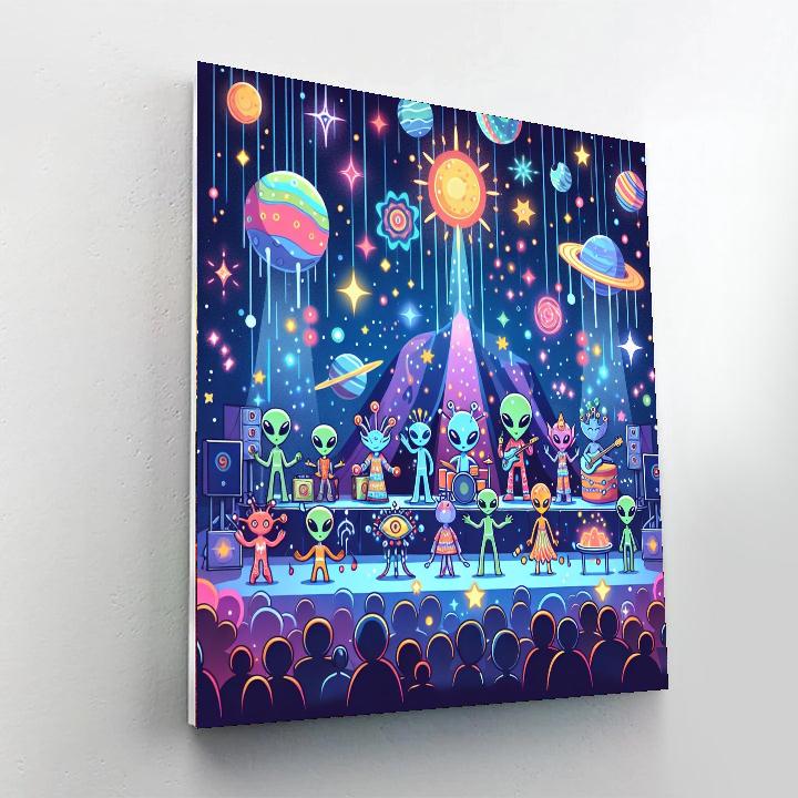 Intergalactic Festival Paint By Number