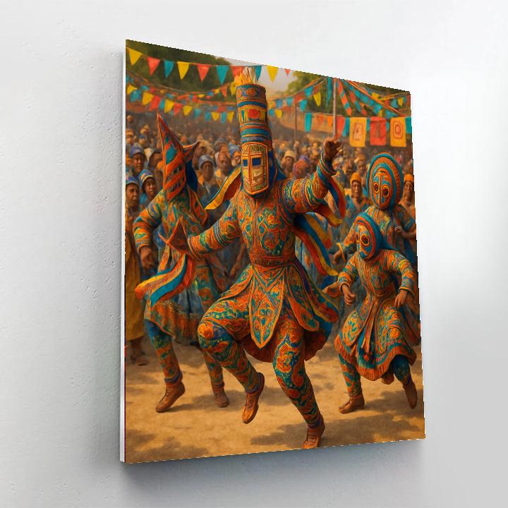 Gelede Festival - Nigeria Paint By Numbers Art