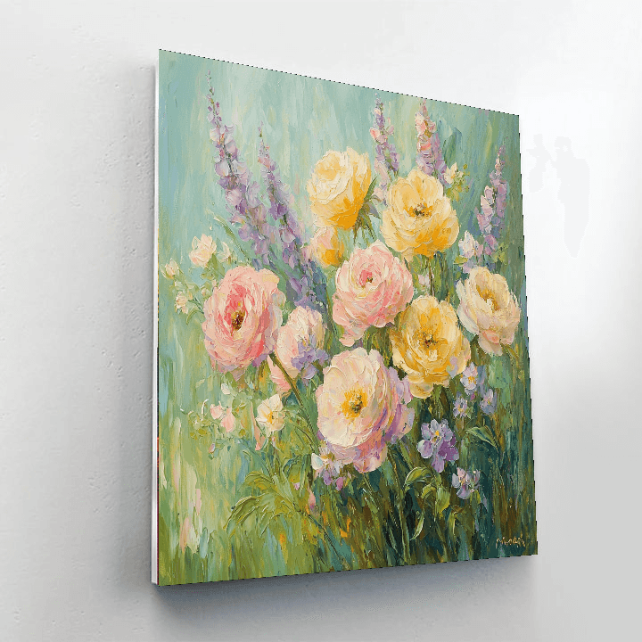 Monet Inspired Blooming Elegance  Paint By Number