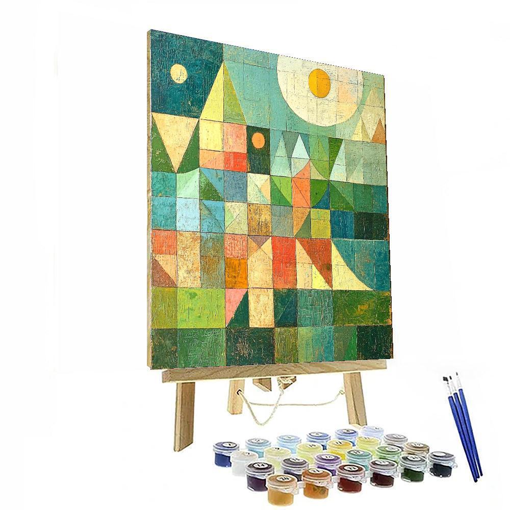 Paul Klee Inspired Harmonious Journey  Paint By Number
