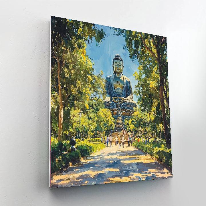 Kamakura Great Buddha Paint By Color