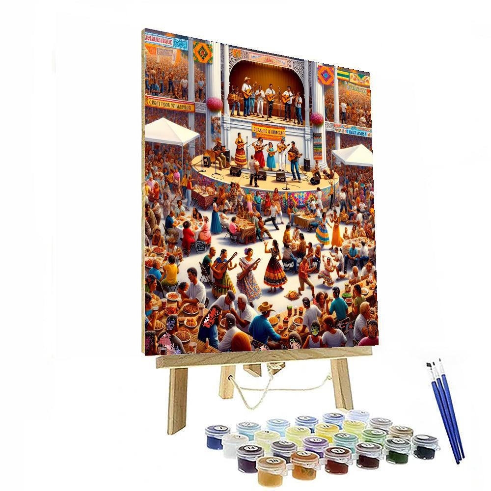 National Folklife Festival - Usa Painting Number Kit