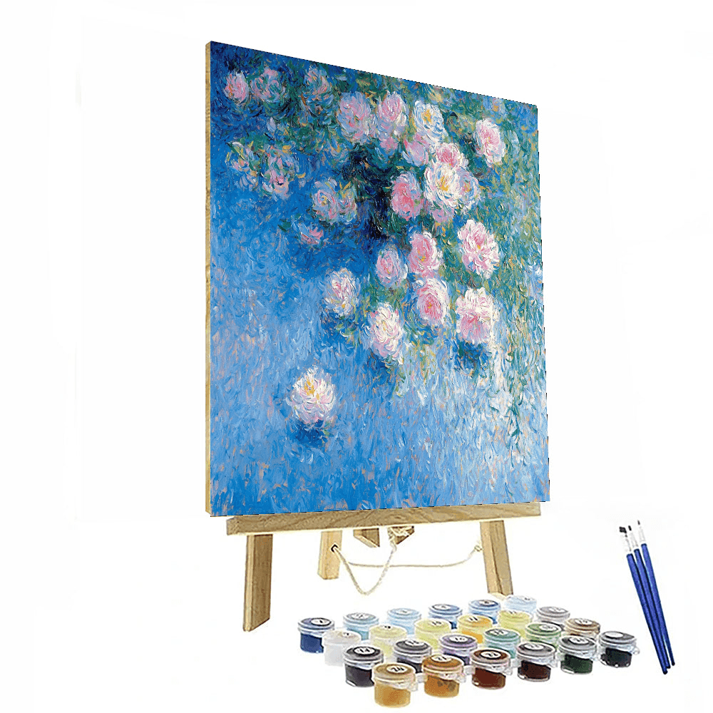 Claude Monet Inspired Blooming Whispers  Paint By Numbers Art